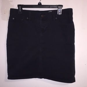 Gap denim 1969 black skirt size 8